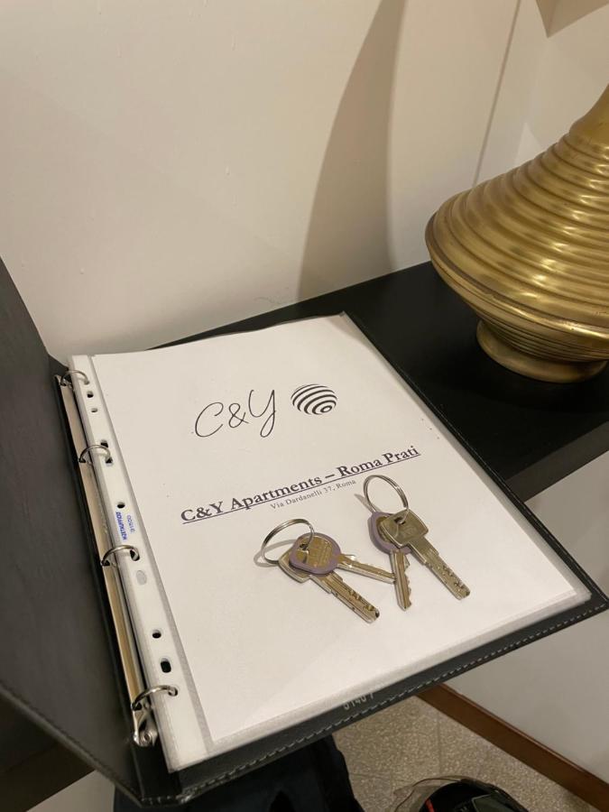 C&Y Apartments - Roma Prati - Luxury Double Studio With Kitchen ภายนอก รูปภาพ